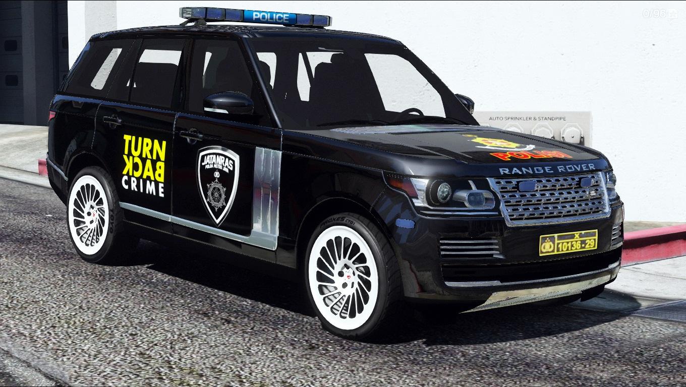 Indonesian Police Jatanras Team Livery For Range Rover